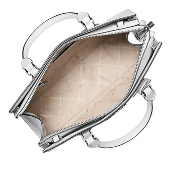 NWT MICHAEL KORS ‘Sheila’ SNAKE EMBOSSED HANDLE CROSSBODY BAG - Picture 5 of 11